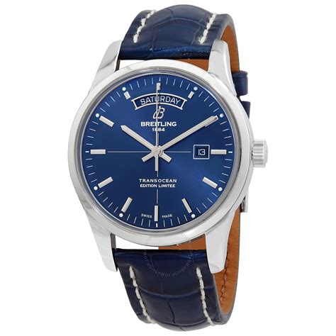 breitling galactic day date|breitling transocean day date blue.